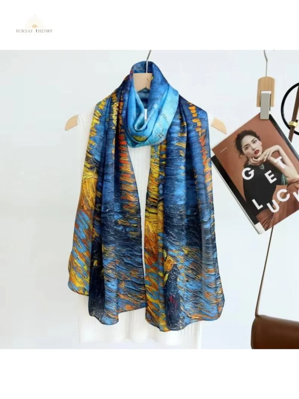 100% Mulberry Silk Large Oblong Scarf Shawl Wrap Pashmina Gift